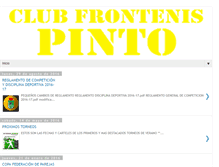 Tablet Screenshot of clubfrontenispinto.blogspot.com