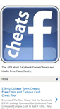 Mobile Screenshot of facebookhacksandcheats.blogspot.com