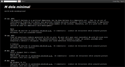 Desktop Screenshot of minimal-minimal.blogspot.com
