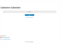 Tablet Screenshot of collectivecollection.blogspot.com