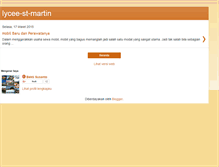 Tablet Screenshot of lycee-st-martin.blogspot.com