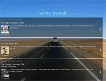 Tablet Screenshot of fourstarfootball.blogspot.com