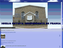 Tablet Screenshot of igrejabatistaindependentedefranca.blogspot.com