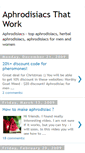 Mobile Screenshot of aphrodisiacs-that-work.blogspot.com
