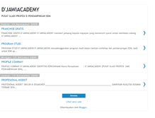Tablet Screenshot of djawiacademy.blogspot.com