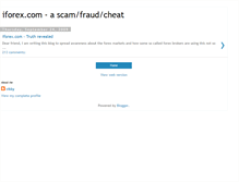Tablet Screenshot of iforex-fraud.blogspot.com