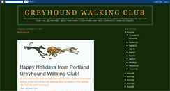 Desktop Screenshot of greyhoundwalking.blogspot.com