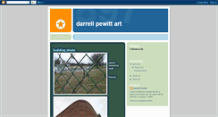 Desktop Screenshot of darrellpewittart.blogspot.com