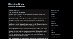 Desktop Screenshot of bleedingbrain.blogspot.com