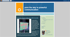 Desktop Screenshot of pavetheway.blogspot.com