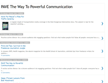 Tablet Screenshot of pavetheway.blogspot.com