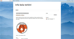 Desktop Screenshot of beritabola82.blogspot.com