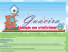 Tablet Screenshot of guaciraeducacaocomcriatividade.blogspot.com