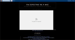 Desktop Screenshot of espectrofm.blogspot.com