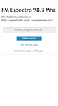 Mobile Screenshot of espectrofm.blogspot.com