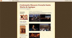 Desktop Screenshot of centenariosantamariaiquique.blogspot.com