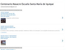 Tablet Screenshot of centenariosantamariaiquique.blogspot.com