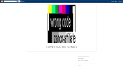 Desktop Screenshot of noticiasdevinos.blogspot.com