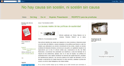 Desktop Screenshot of nohaycausasinsosten.blogspot.com