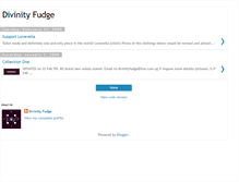 Tablet Screenshot of divinity-fudge.blogspot.com