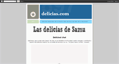 Desktop Screenshot of lasdeliciasdesamu.blogspot.com