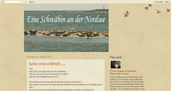 Desktop Screenshot of eineschwaebinandernordsee.blogspot.com