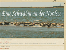 Tablet Screenshot of eineschwaebinandernordsee.blogspot.com