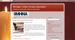 Desktop Screenshot of michiganholisticnursesassociation.blogspot.com