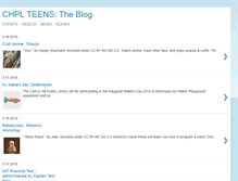 Tablet Screenshot of chplteens.blogspot.com