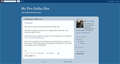 Desktop Screenshot of my-five-dollar-diet.blogspot.com