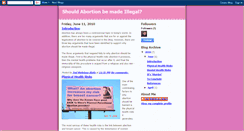 Desktop Screenshot of abortioncriticalthinking.blogspot.com