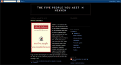 Desktop Screenshot of mitchalbomthe5inheaven.blogspot.com
