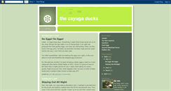 Desktop Screenshot of cayugaducks.blogspot.com