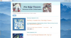 Desktop Screenshot of pineridgetreasures.blogspot.com