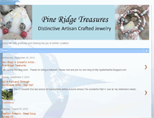 Tablet Screenshot of pineridgetreasures.blogspot.com