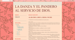 Desktop Screenshot of ladanzayelpanderoalserviciodedios.blogspot.com