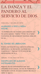 Mobile Screenshot of ladanzayelpanderoalserviciodedios.blogspot.com