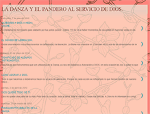 Tablet Screenshot of ladanzayelpanderoalserviciodedios.blogspot.com