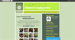 Desktop Screenshot of indarratopagunea.blogspot.com