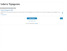Tablet Screenshot of indarratopagunea.blogspot.com