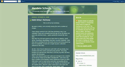 Desktop Screenshot of mandateschools.blogspot.com