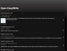 Tablet Screenshot of open-easywrite.blogspot.com