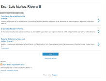 Tablet Screenshot of escuelaluismunozriveraii.blogspot.com