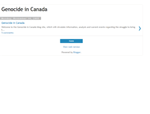 Tablet Screenshot of genocideincanada.blogspot.com