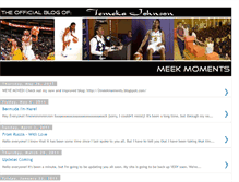 Tablet Screenshot of meekmoments.blogspot.com