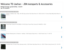 Tablet Screenshot of joehan-jdmmiraautoparts.blogspot.com