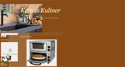 Desktop Screenshot of kamus-kuliner.blogspot.com