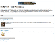 Tablet Screenshot of foodprocessinghistory.blogspot.com