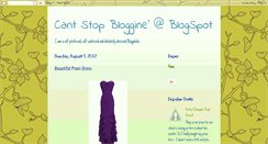 Desktop Screenshot of cantstopbloggine.blogspot.com