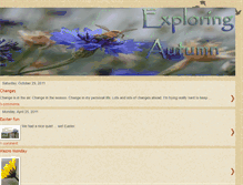 Tablet Screenshot of exploringautumn.blogspot.com